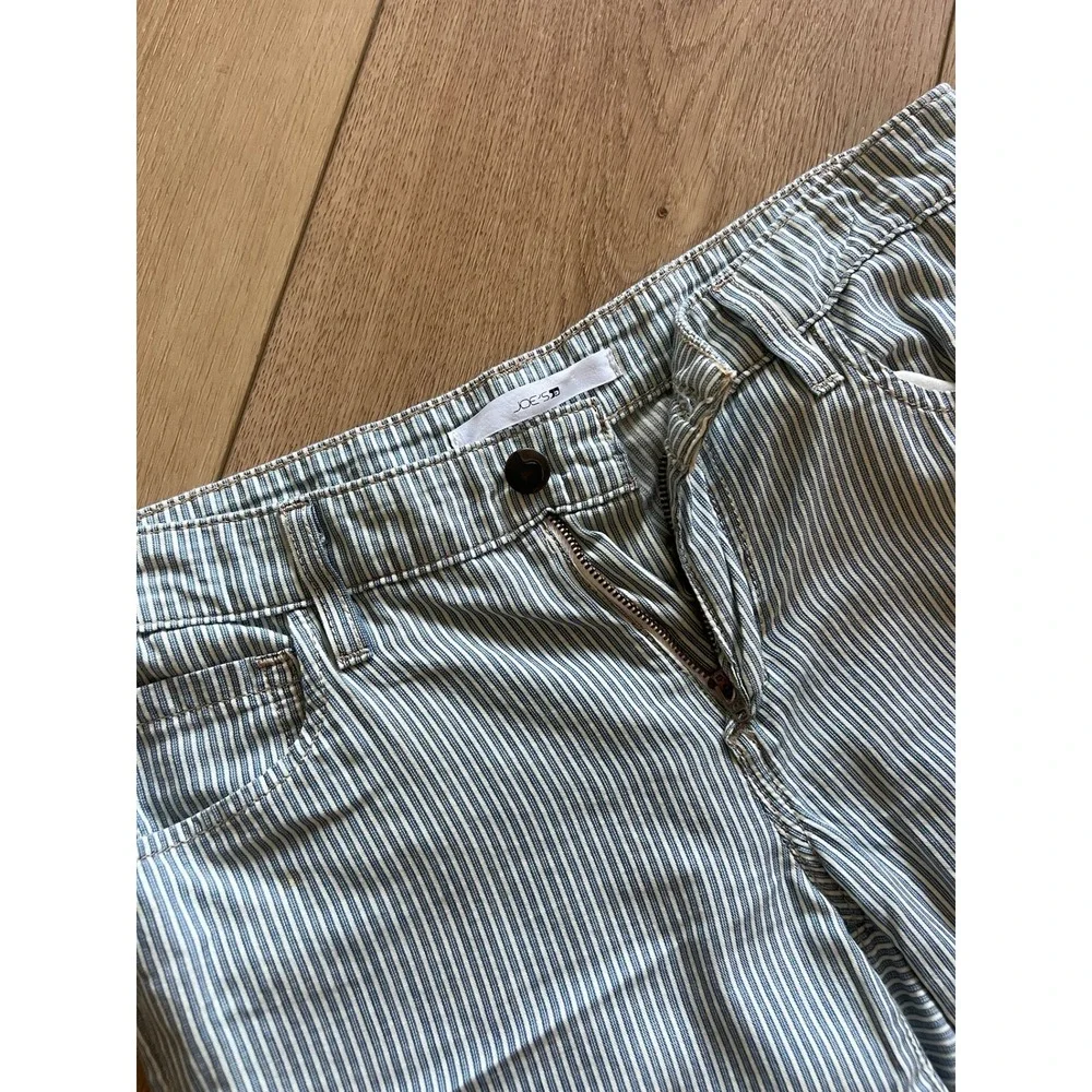 JOE'S Jeans Women's Size 27 Striped‎ Slim Fit Straight Leg Ankle Pants